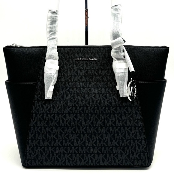 Michael Kors Black Tote Bag - Picture 1 of 10